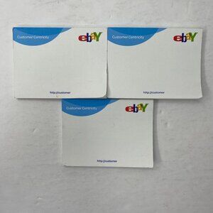 Set Of 3 Bic/EBay Branded Notepads eBayana